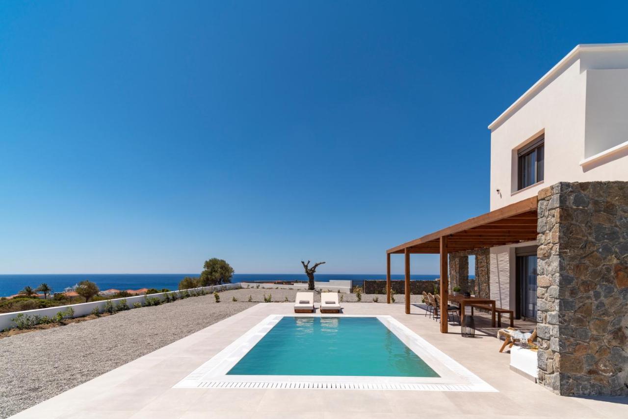 Terra D'Oro Sea View Villa With Private Pool Kiotari Eksteriør billede