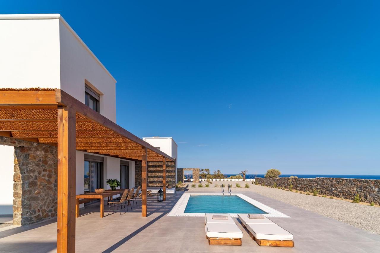 Terra D'Oro Sea View Villa With Private Pool Kiotari Eksteriør billede