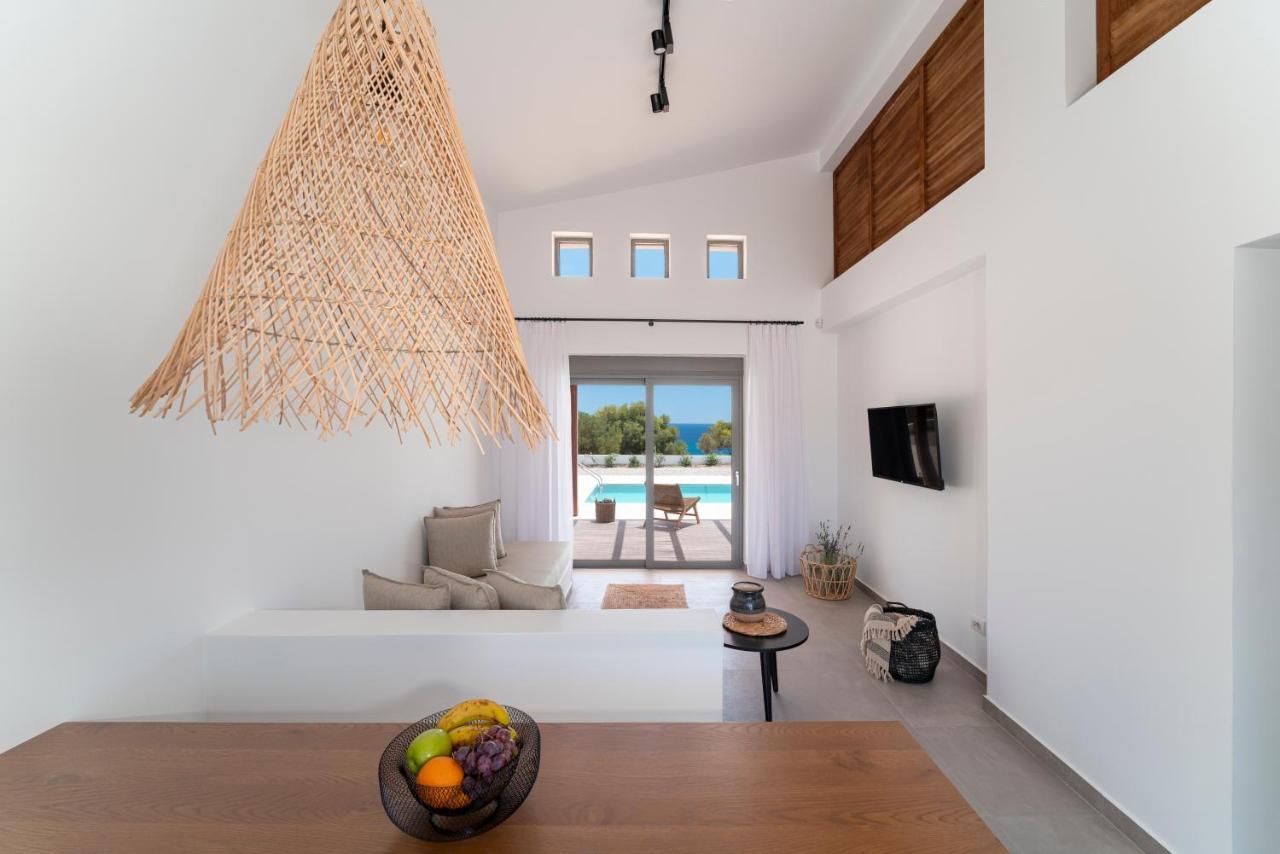 Terra D'Oro Sea View Villa With Private Pool Kiotari Eksteriør billede