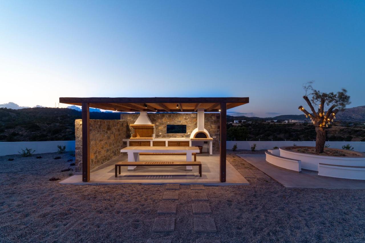 Terra D'Oro Sea View Villa With Private Pool Kiotari Eksteriør billede