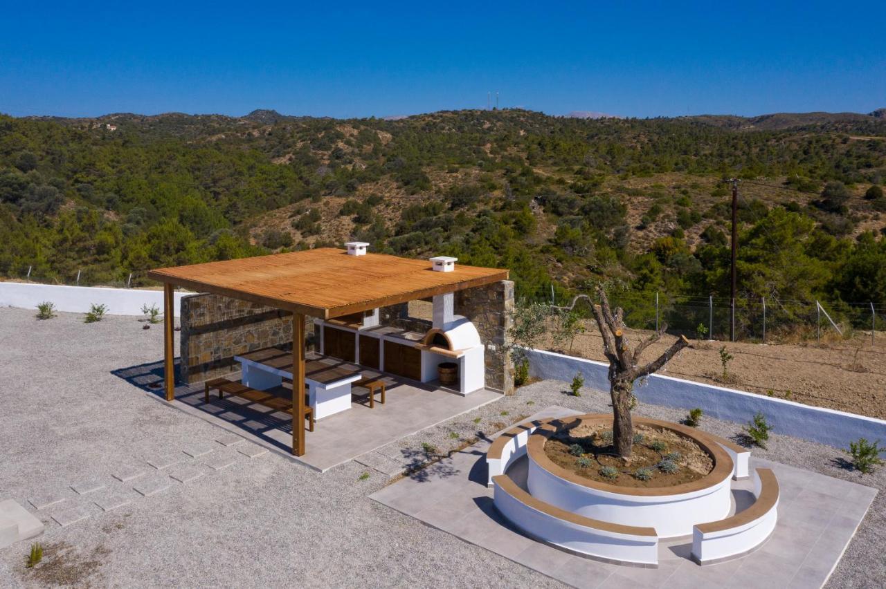 Terra D'Oro Sea View Villa With Private Pool Kiotari Eksteriør billede