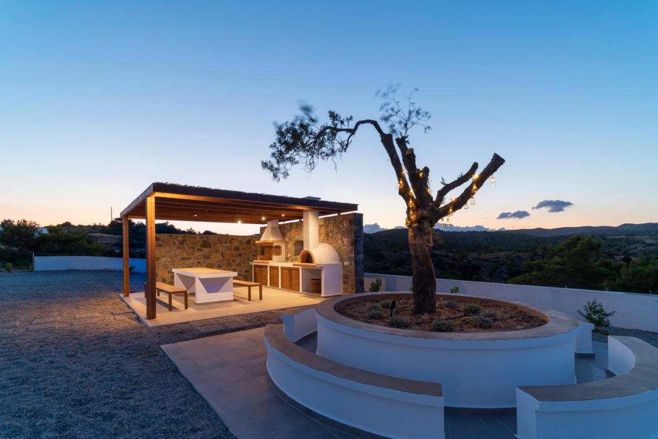 Terra D'Oro Sea View Villa With Private Pool Kiotari Eksteriør billede
